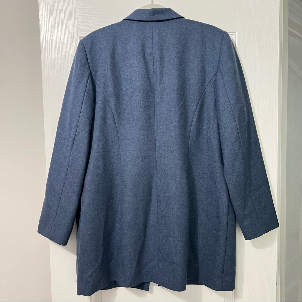 VINTAGE Pendleton Blue Wool Coat - Picture 5 of 7